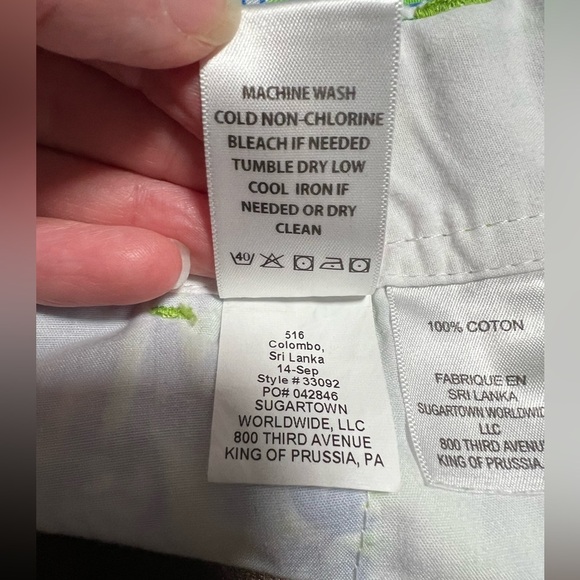 Lilly Pulitzer Walsh Short Limemade Biggest Fan Size 4 Resort Beach Preppy 3” - Picture 6 of 6